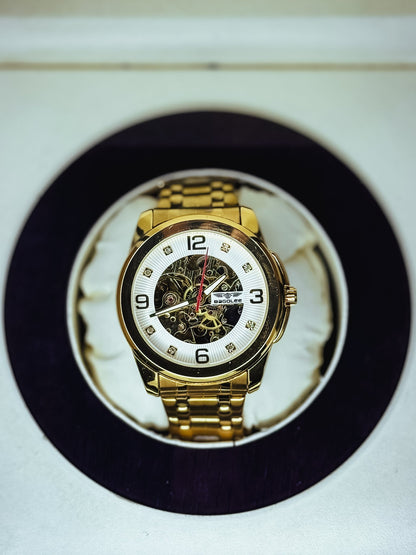 Bagolee Mechanical Skeleton Watch