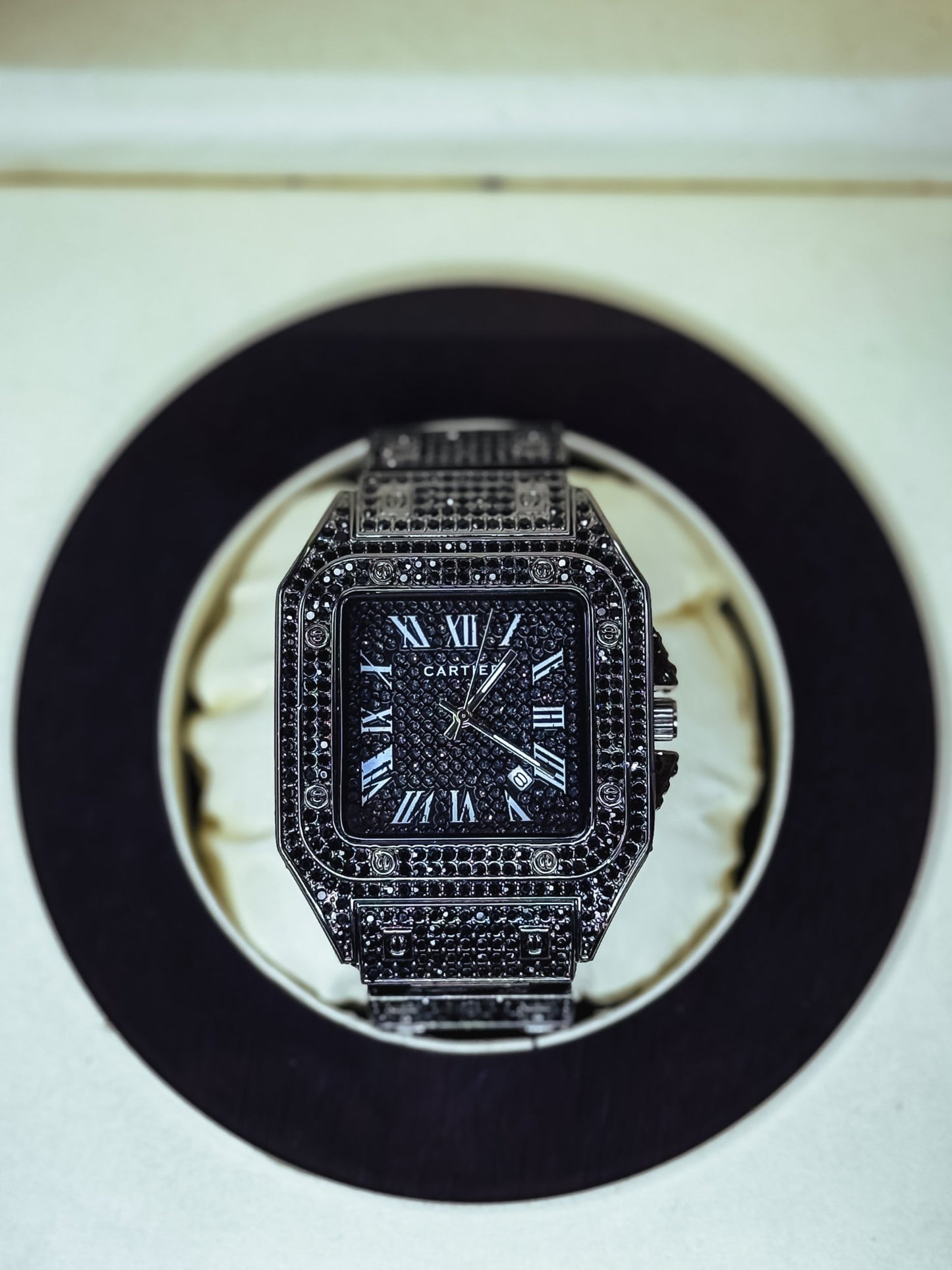 Iced Out Custom Cartier Santos