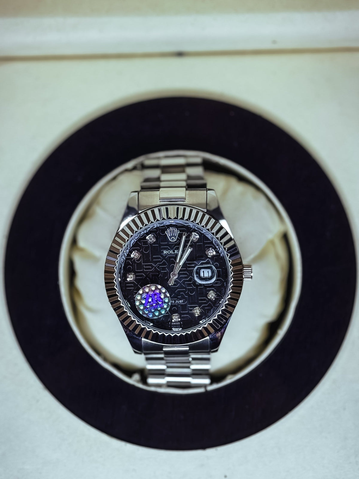 Rolex Iced Dial Date just