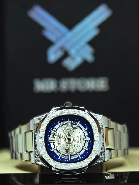 Bestwin Quartz Skeleton Watch