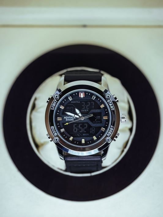Edifice Dual-Time Watch (Waterproof)