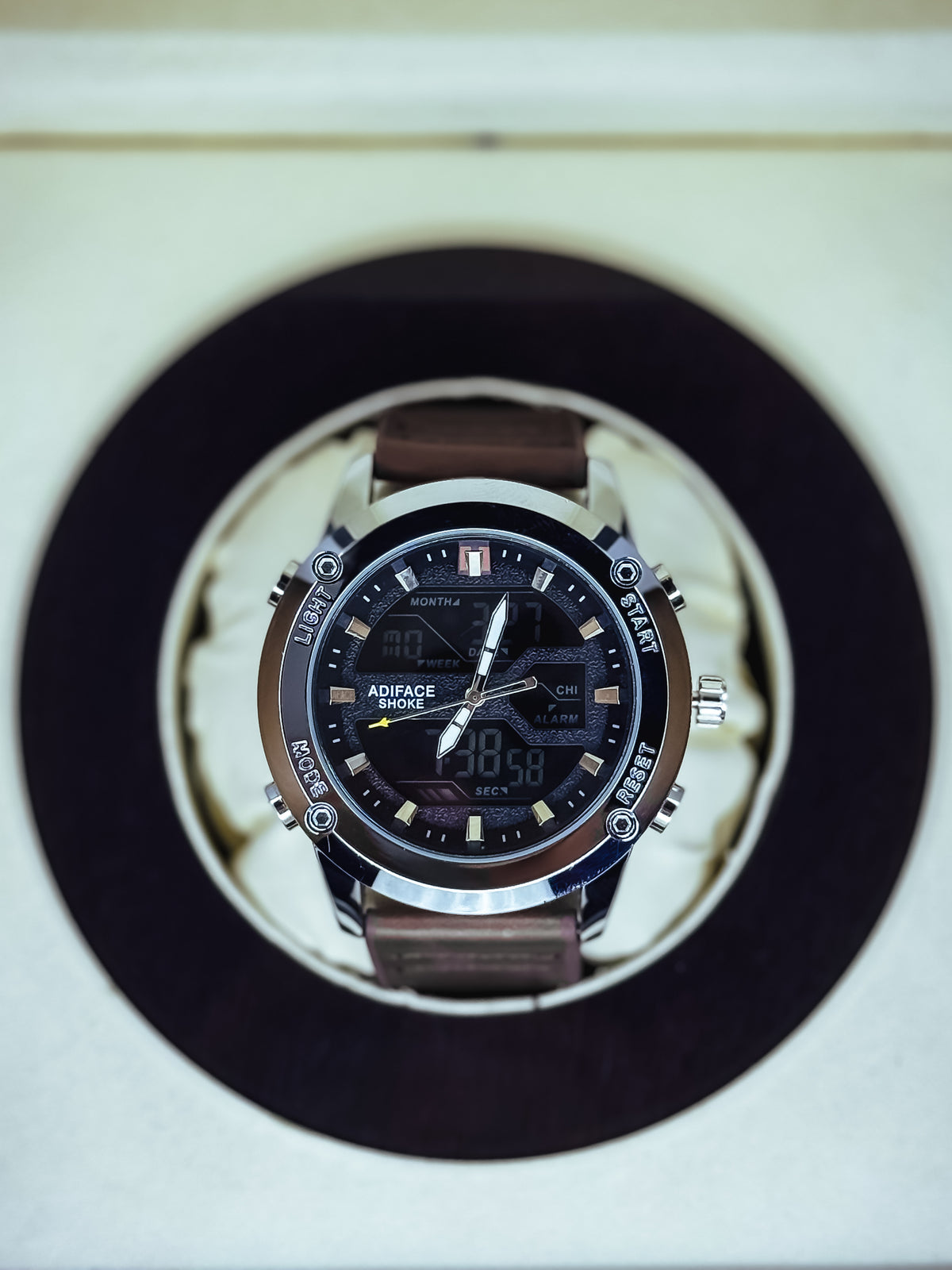 Edifice Dual-Time Watch (Waterproof)