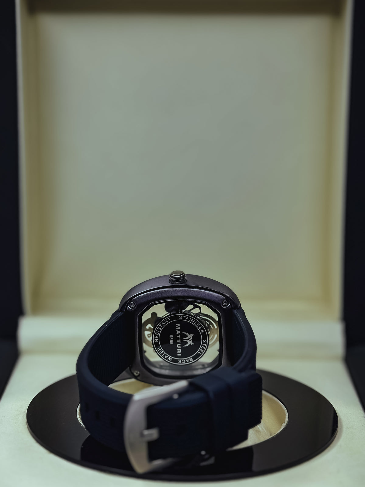 Matturi Skeleton Analog Watch