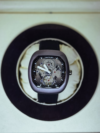 Matturi Skeleton Analog Watch