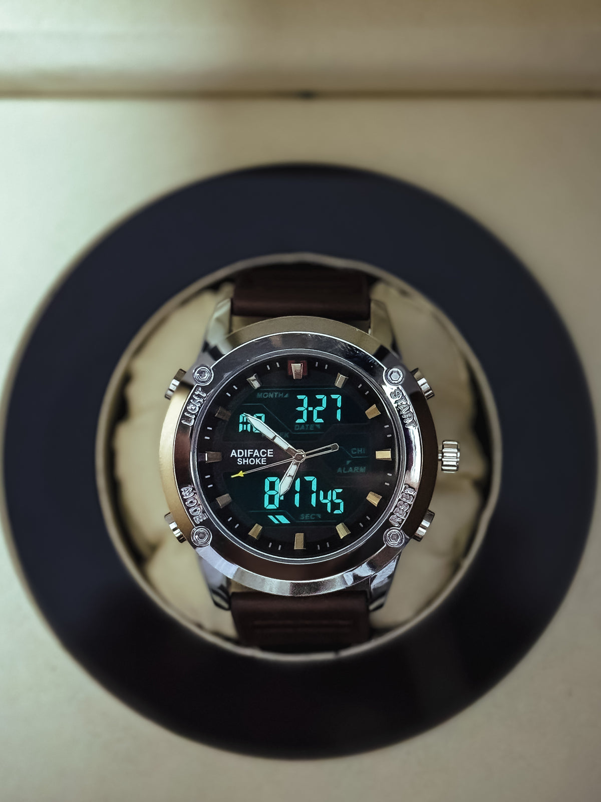 Edifice Dual-Time Watch (Waterproof)