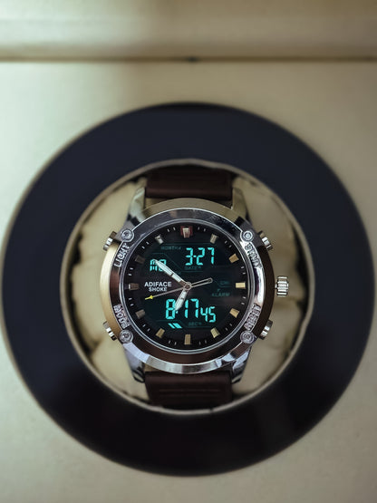 Edifice Dual-Time Watch (Waterproof)